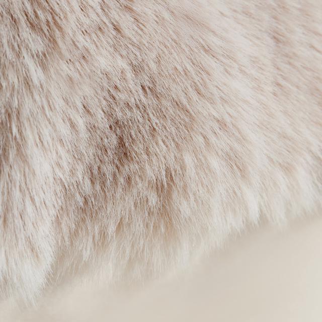 Carlson Faux Fur Round Cushion