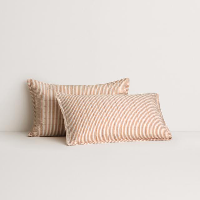 Reilly Stripe Duo Sham in spice