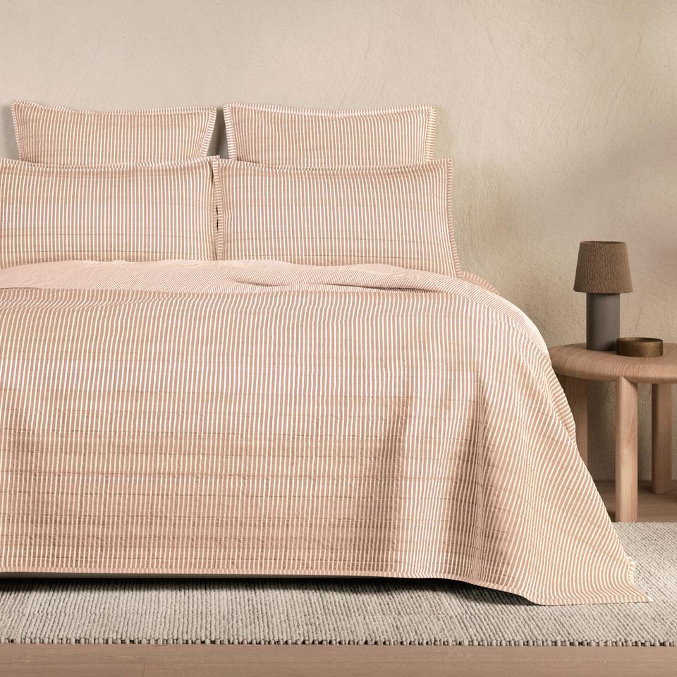 Reilly Stripe Duo Sham in spice