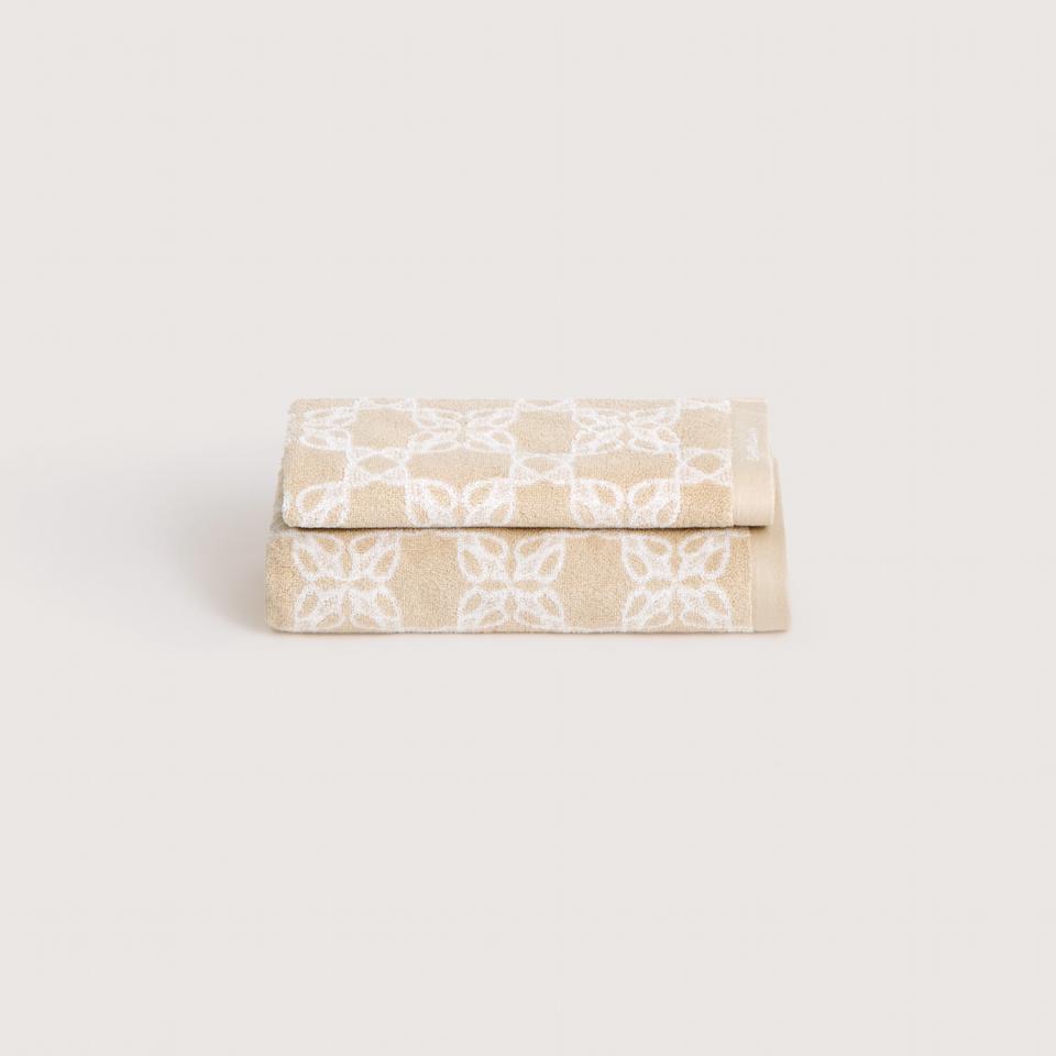 Lano Towel Collection in limestone