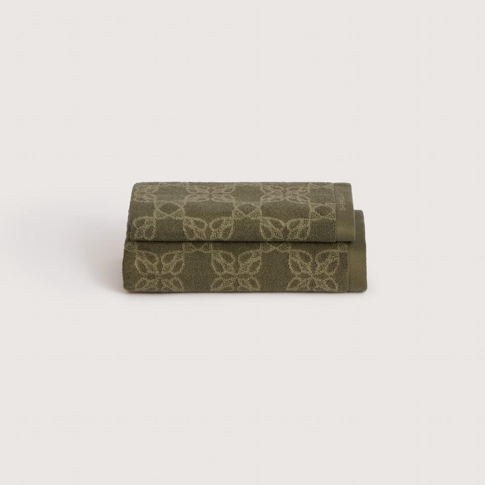 Lano Towel Collection in green olive