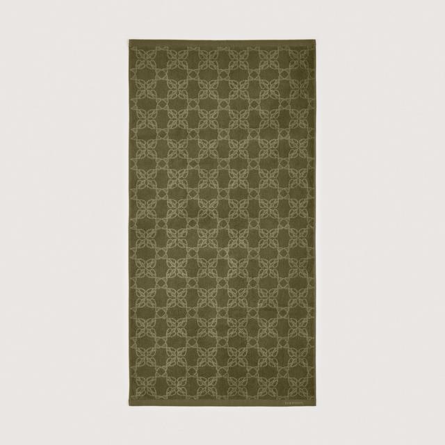Lano Towel Collection in green olive