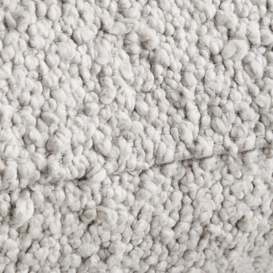 Rey Square Cushion in powder grey