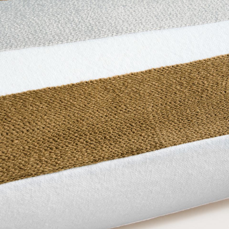 Mazey Square Cushion in nutmeg