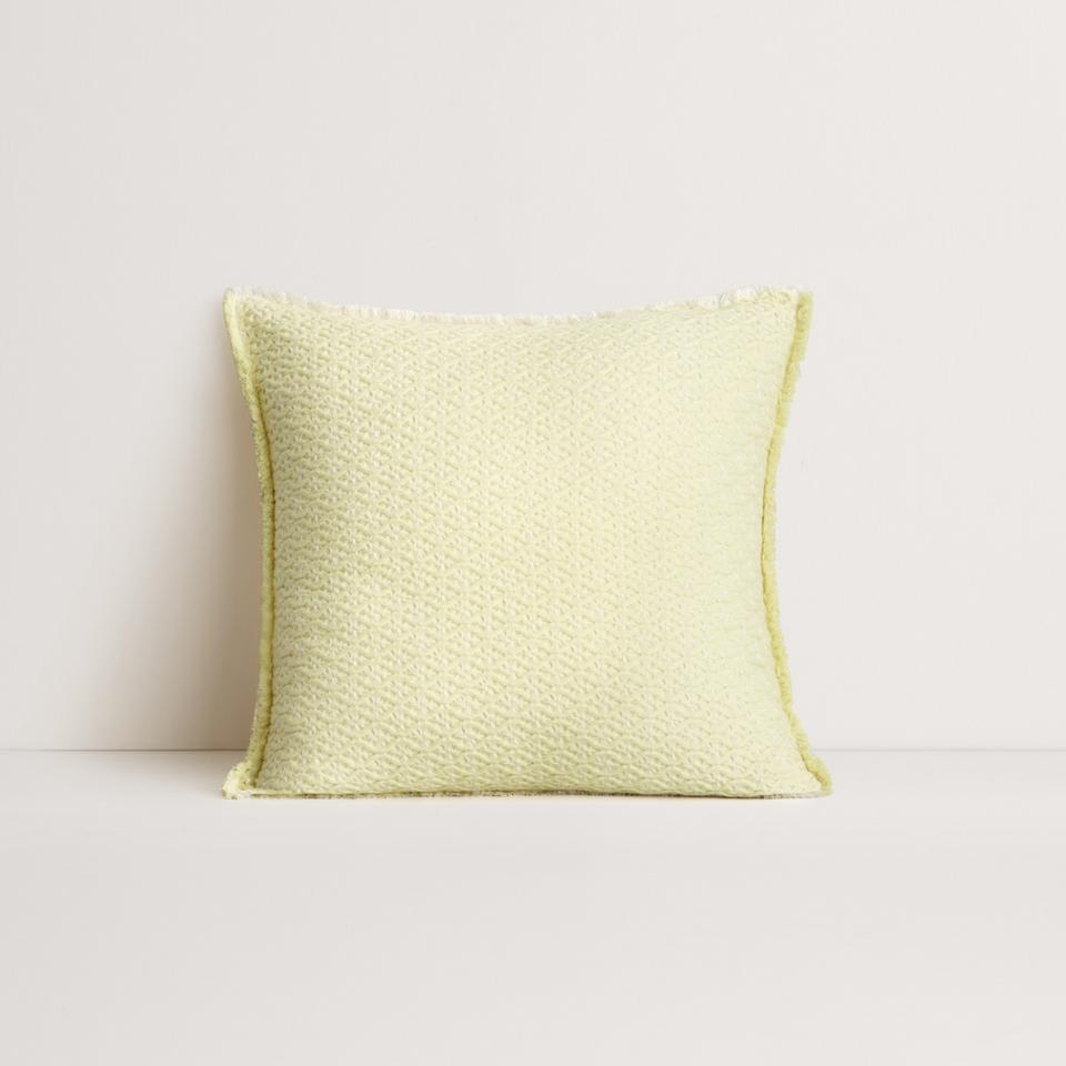 Sunisa Square Cushion in lemon