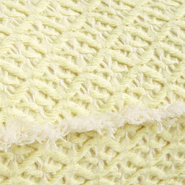 Sunisa Square Cushion in lemon