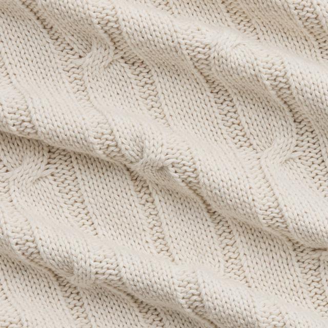 Selka Throw in meringue