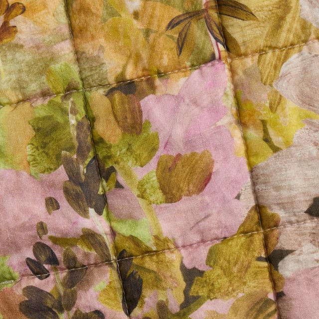 Abbotson Linen Ariee Bed Cover in moss