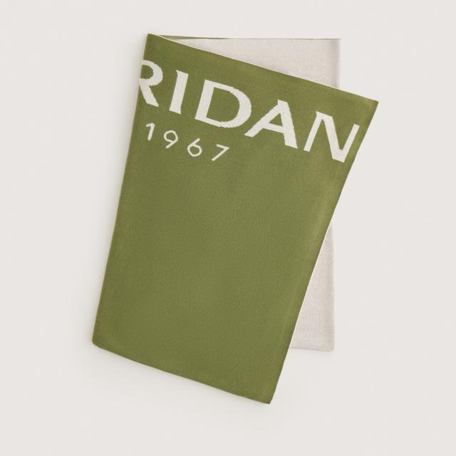 Logo Throw in moss