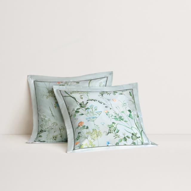 1000TC Dunford European Pillowcase Pair in moonstone
