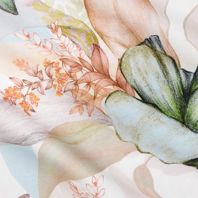 Treni Quilt Cover in white
