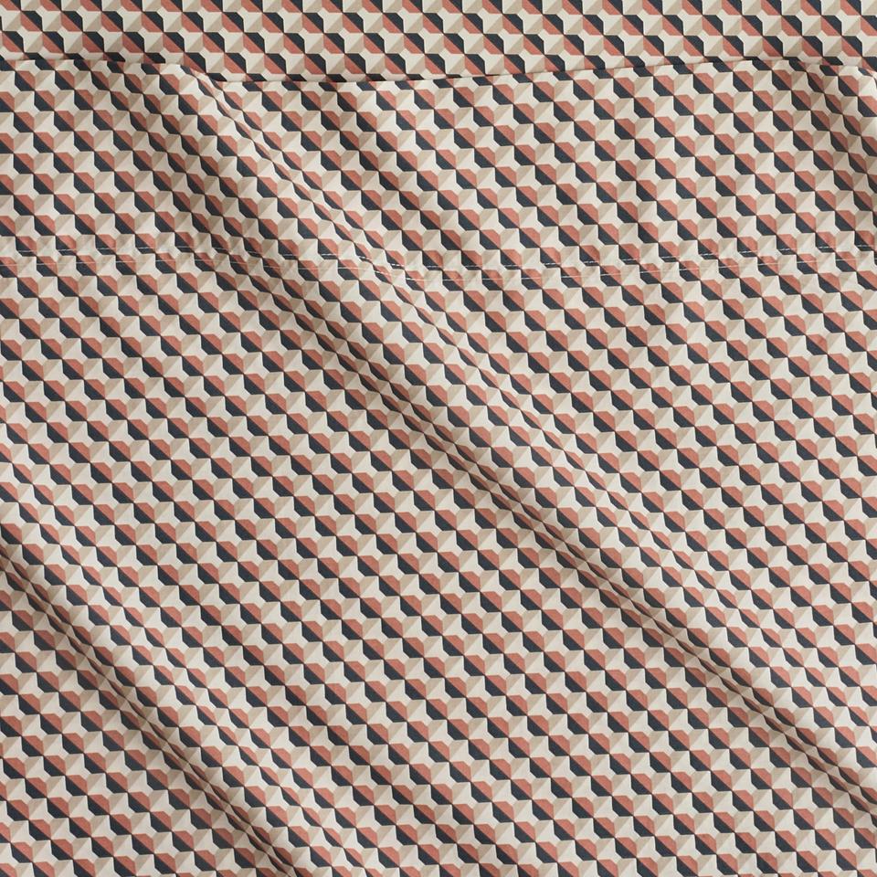 Bayley Micro Geo Sheet Set in sesame