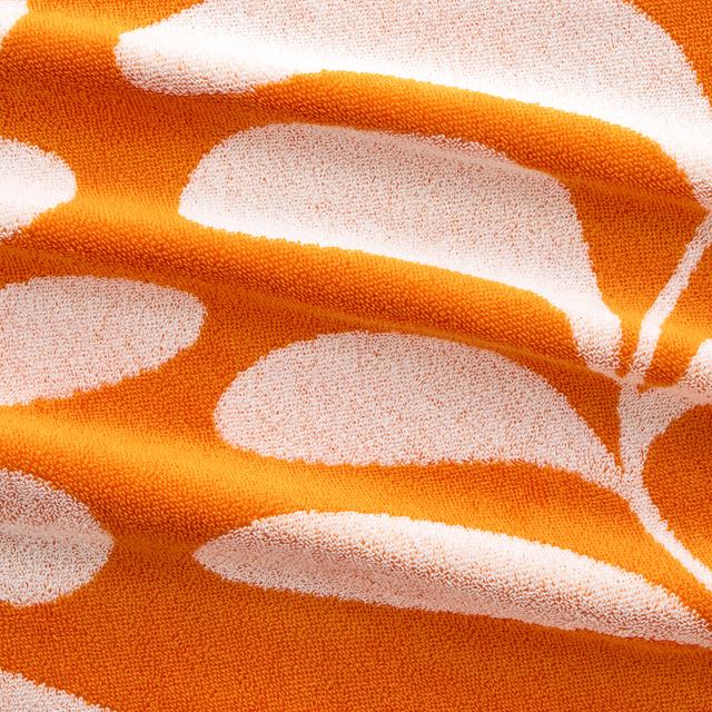Radia Beach Towel in mandarin