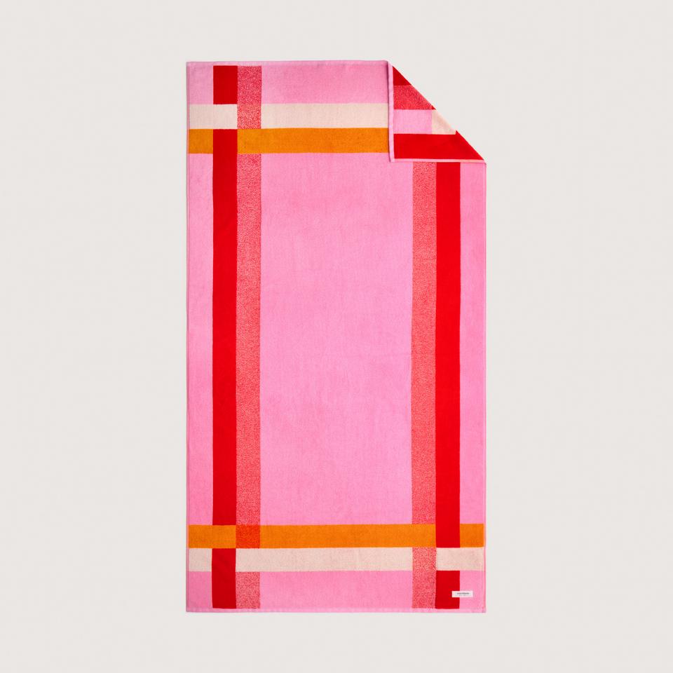 Elysun Beach Towel in sweet pea