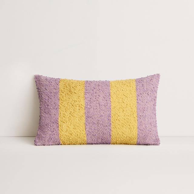 Etta Stripe Breakfast Cushion in sunflower