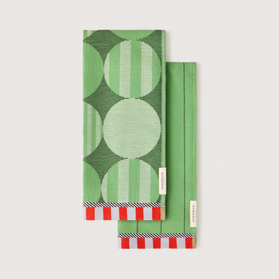 Bauble Tea Towel Set - Two Pack