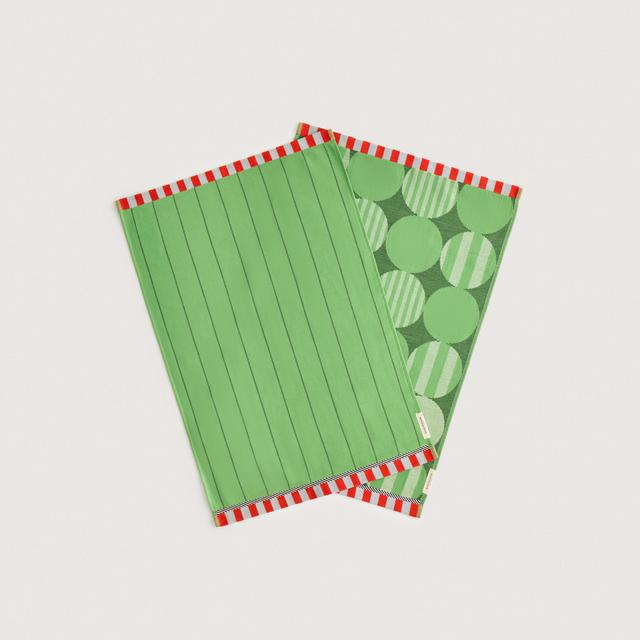 Bauble Tea Towel Set - Two Pack