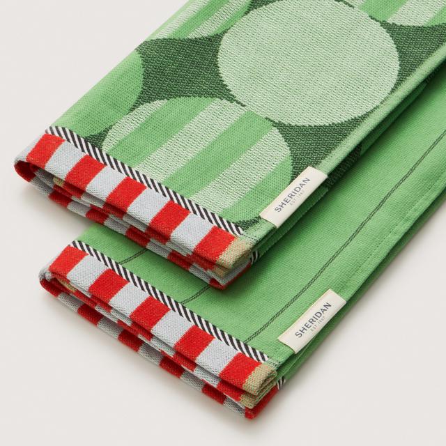 Bauble Tea Towel Set - Two Pack