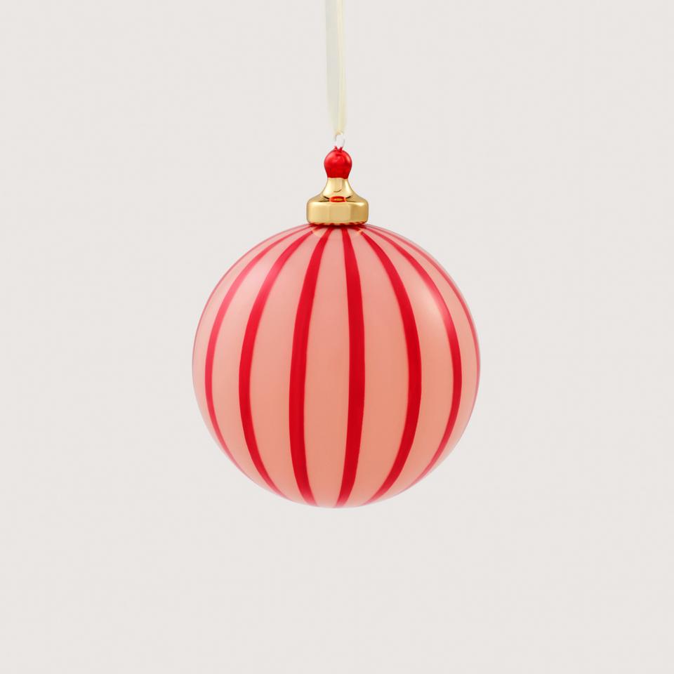 Opaque Vertical Stripe Ball