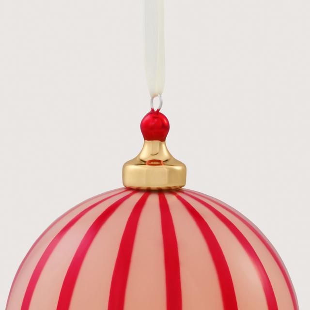 Opaque Vertical Stripe 10cm Ball
