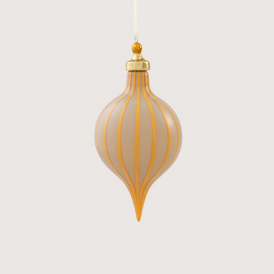 Opaque Vertical Stripe Finial