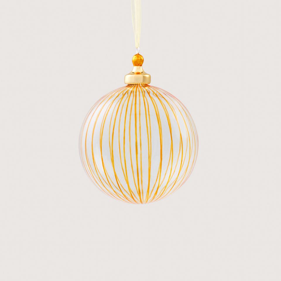 Vertical Stripe Clear Ball