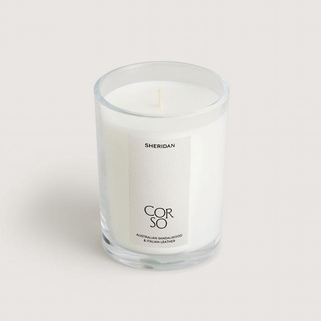 Corso Candle - Australian Sandalwood & Italian Leather