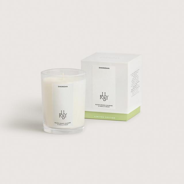 Ruby Candle - Blood Orange, Rhubarb and Vanilla Cream
