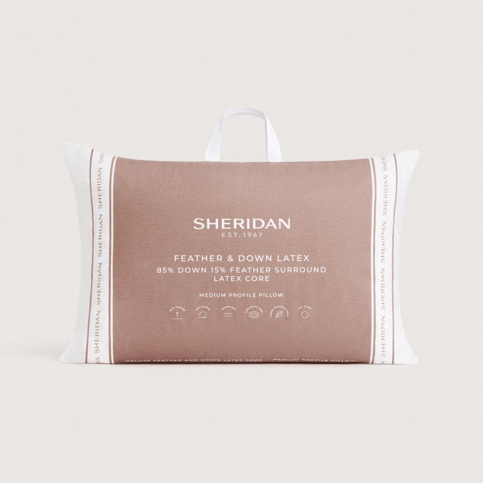 Deluxe Feather & Down Latex Pillow