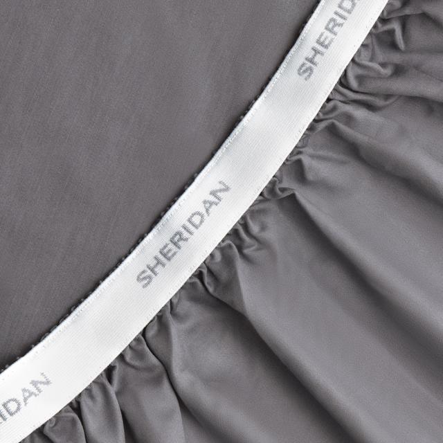 TENCEL™ Lyocell Fibre & Cotton Fitted Sheet in stone