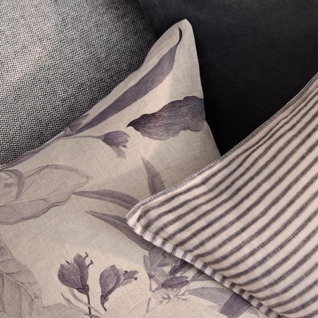 Abbotson Linen Ticking Stripe Cushion
