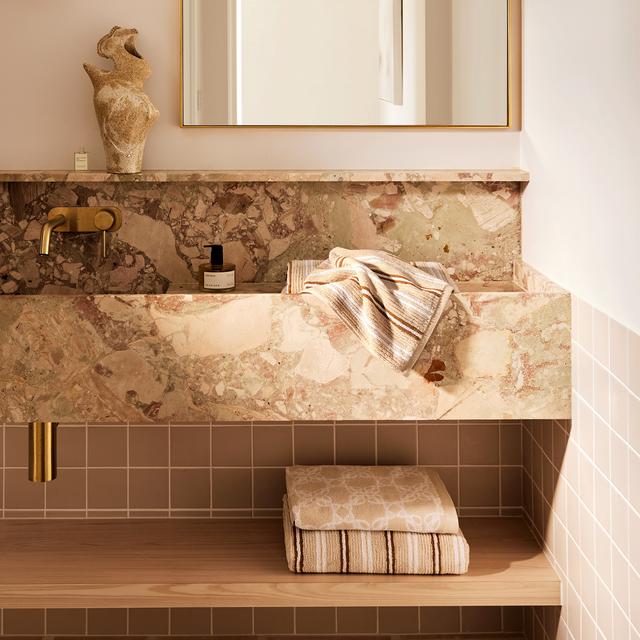 Living Textures Stripe Towel Collection