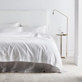 TENCEL™ Lyocell Fibre & Cotton Quilt Cover Set (White)