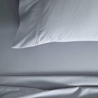 Tencel™ Lyocell Fibre & Cotton Fitted Sheet (ash blue)