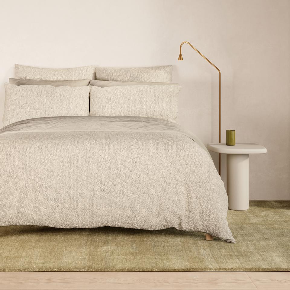 Textures Dappled Weave Quilt Cover Set