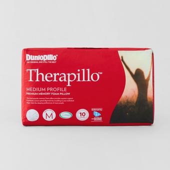 Therapillo™ Premium Memory Foam Medium Profile Pillow (White)