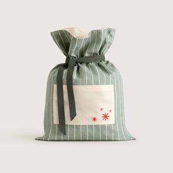 Twinkle Santa Sack (sea green)