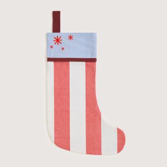 Twinkle Santa Stocking (scarlet)
