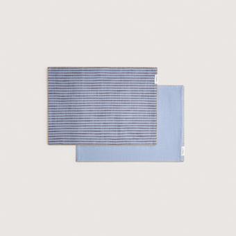 Vina Placemat Set - Two Pack (glacier)