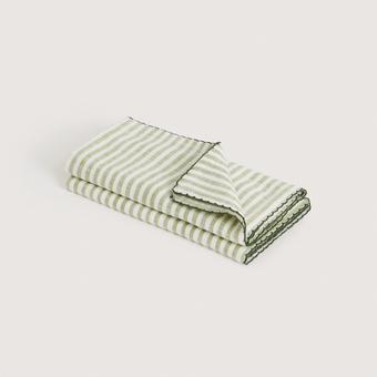 Vina Stripe Napkin Set - Two Pack (garden)
